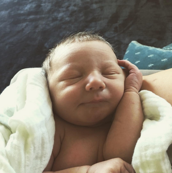 Odin, le premier enfant de Nick Carter, né le 19 avril 2016.