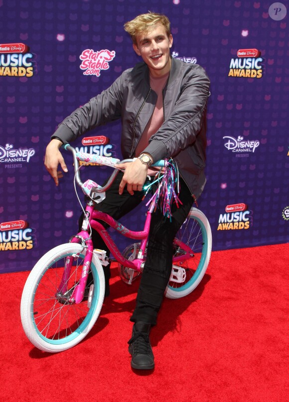Jake Paul à la journée Radio Disney Music Awards 2016 au théâtre The Microsoft à Los Angeles, le 30 avril 2016