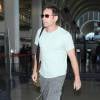 David Duchony arrive à l'aéroport à Los Angeles Le 26 septembre 2014