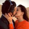 Eva Longoria, la bague au doigt, et son fiancé José à Dubaï, le 13 décembre 2015
