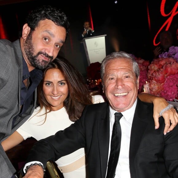 Exclusif - Cyril Hanouna, Valérie Messika, Jean-Claude Darmon - Dîner du Global Gift Gala au profit de L'Unicef France Frimousses de Créateurs, de The Global Gift Foundation et The Eva Longoria Foundation, organisé au Four Seasons Hôtel George V à Paris, le 25 mai 2015.