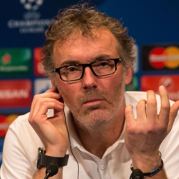 Laurent Blanc, en conférence de presse à Paris, le 15 février 2016. © Cyril Moreau