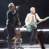 Le groupe U2 (Bono, The Edge, Adam Clayton, Larry Mullen Junior) en concert à l'AccorHotels Arena à Paris, le 6 décembre 2015.