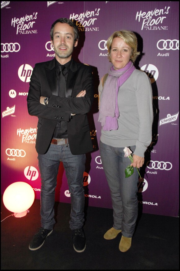 YANN BARTHES ET ARIANE MASSENET - SOIREE HEAVEN'S FLOOR BY ALBANE - 63 EME FESTIVAL DU FILM DE CANNES 2010