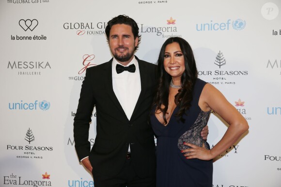 Nicolas Escanez et Maria Bravo à la 7ème Édition du Global Gift Gala au Four Seasons Hotel George V à Paris le 9 mai 2016