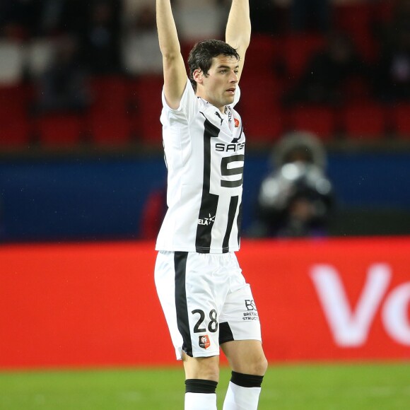 Yoann Gourcuff - Match de football de la 36ème journée de Ligue 1, qui opposait le PSG au Stade Rennais (4-0) au Parc des Princes le 29 avril 2016