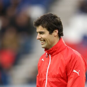 Yoann Gourcuff - People au match de football "PSG - Rennes" au Parc des Princes à Paris le 29 avril 2016