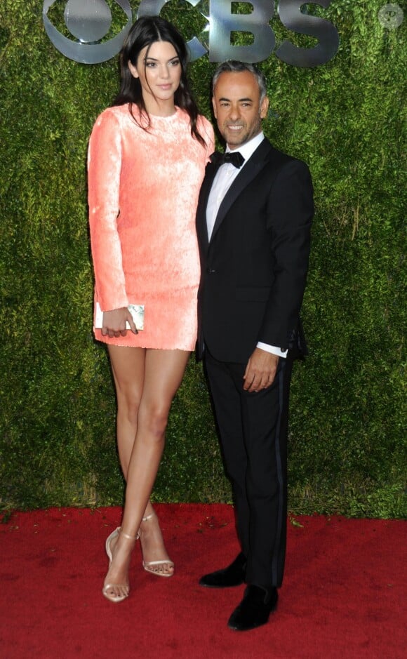 Kendall Jenner et Francisco Costa - 69ème cérémonie des Tony Awards à New York le 7 juin 2015.