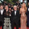 Woody Allen, Kristen Stewart, Blake Lively, Jesse Eisenberg, Corey Stoll - Montée des marches du film Café Society pour l'ouverture du Festival de Cannes le 11 mai 2016