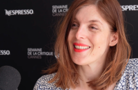 Interview de Valérie Donzelli, président de la Semaine de la Critique, à Cannes le 12 mai 2016.