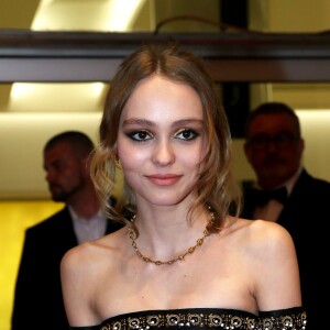 Lily-Rose Depp sortant de la projection du film "La Danseuse" lors du 69ème Festival International du Film de Cannes , le 13 mai 2016, film dans lequel elle interprète un rôle. © Dominique Jacovides- Cyril Moreau/Bestimage