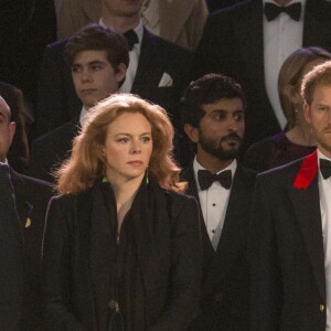 Le prince William et le prince Harry lors du spectacle équestre présenté le 15 mai 2016 au château de Windsor en l'honneur des 90 ans de la reine Elizabeth II.