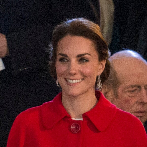 Kate Middleton, duchesse de Cambridge, lors du spectacle équestre présenté le 15 mai 2016 au château de Windsor en l'honneur des 90 ans de la reine Elizabeth II.