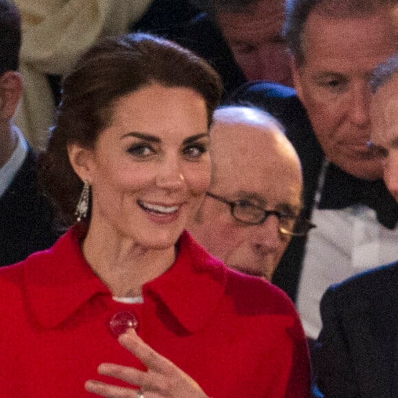 Kate Middleton lors du spectacle équestre présenté le 15 mai 2016 au château de Windsor en l'honneur des 90 ans de la reine Elizabeth II.