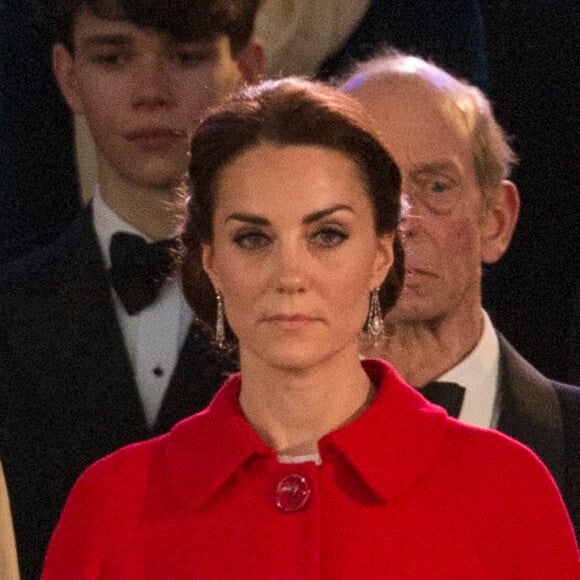 Kate Middleton lors du spectacle équestre présenté le 15 mai 2016 au château de Windsor en l'honneur des 90 ans de la reine Elizabeth II.