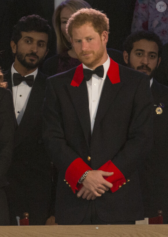 Le prince Harry lors du spectacle équestre présenté le 15 mai 2016 au château de Windsor en l'honneur des 90 ans de la reine Elizabeth II.