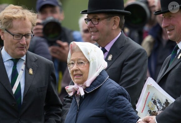 La reine Elizabeth II au Royal Windsor Horse Show le 14 mai 2016