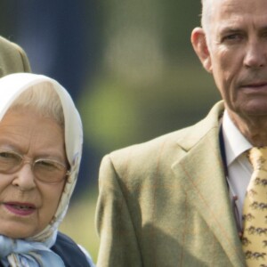 La reine Elizabeth II au Royal Windsor Horse Show à Windsor le 12 mai 2016.