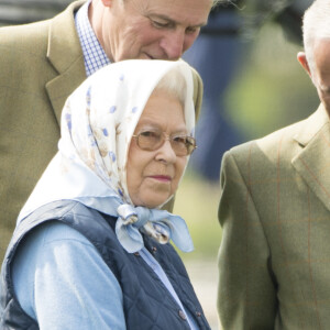 La reine Elizabeth II au Royal Windsor Horse Show à Windsor le 12 mai 2016.