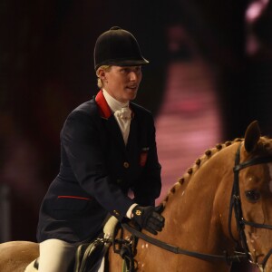 Zara Phillips lors du spectacle équestre présenté le 15 mai 2016 au château de Windsor en l'honneur des 90 ans de la reine Elizabeth II.