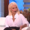 Christina Aguilera, invitée du Ellen DeGeneres Show, le vendredi 13 mai 2016.