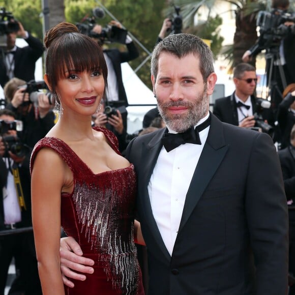 Sonia Rolland (robe Georges Chakra, bijoux Boucheron et Louboutin) et son compagnon Jalil Lespert - Montée des marches du film "Loving" lors du 69ème Festival International du Film de Cannes. Le 16 mai 2016. © Borde-Jacovides-Moreau/Bestimage