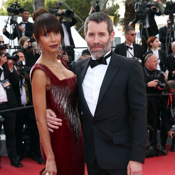 Sonia Rolland (robe Georges Chakra, bijoux Boucheron et Louboutin) et son compagnon Jalil Lespert - Montée des marches du film "Loving" lors du 69ème Festival International du Film de Cannes. Le 16 mai 2016. © Borde-Jacovides-Moreau/Bestimage