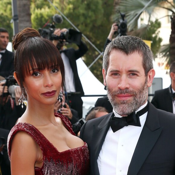 Sonia Rolland (robe Georges Chakra, bijoux Boucheron et Louboutin) et son compagnon Jalil Lespert - Montée des marches du film "Loving" lors du 69ème Festival International du Film de Cannes. Le 16 mai 2016. © Borde-Jacovides-Moreau/Bestimage