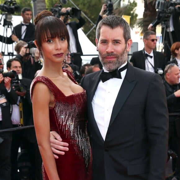 Sonia Rolland (robe Georges Chakra, bijoux Boucheron et Louboutin) et son compagnon Jalil Lespert - Montée des marches du film "Loving" lors du 69ème Festival International du Film de Cannes. Le 16 mai 2016. © Borde-Jacovides-Moreau/Bestimage