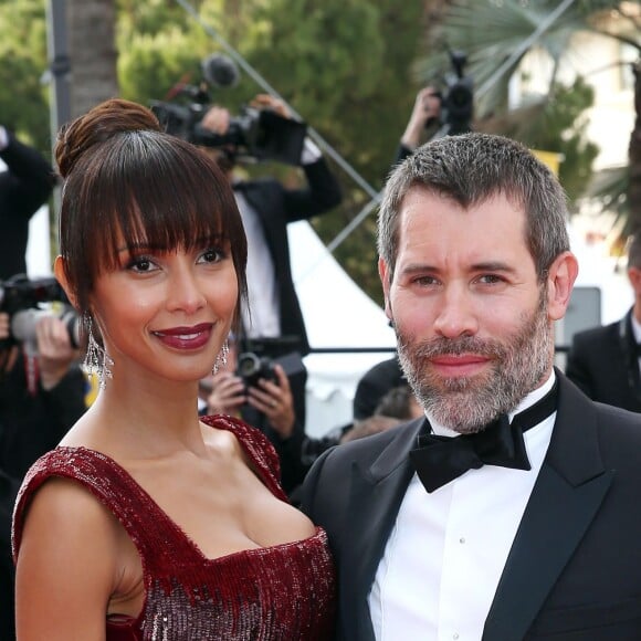 Sonia Rolland (robe Georges Chakra, bijoux Boucheron et Louboutin) et son compagnon Jalil Lespert - Montée des marches du film "Loving" lors du 69ème Festival International du Film de Cannes. Le 16 mai 2016. © Borde-Jacovides-Moreau/Bestimage