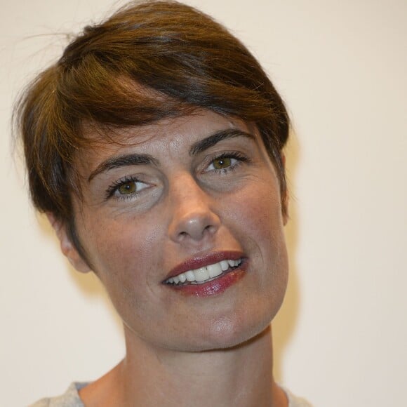 Alessandra Sublet - Conférence de presse de TF1 pour le lancement de l'Euro 2016 à Paris le 17 mai 2016. © Coadic Guirec/Bestimage