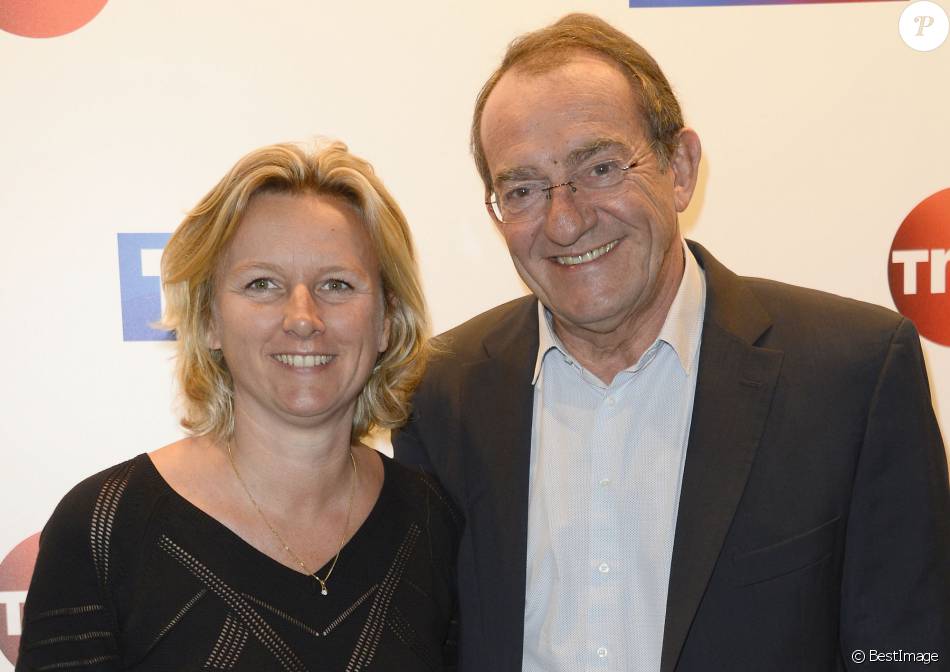 Caroline Henry Grobost Caroline Henry et Jean-Pierre Pernaut - Conférence de presse de TF1