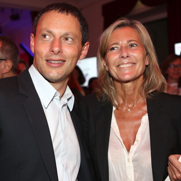 Claire Chazal et Marc Olivier Fogiel Soirée Prix du Roman Fnac 2013 au Théâtre du Châtelet.