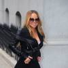 Mariah Carey (chaussée de Louboutin) quitte son hôtel à New York, le 17 mai 2016. © CPA/Bestimage