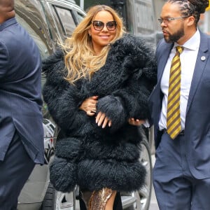 Mariah Carey participe à l'émission 'Access Hollywood' à New York, le 16 mai 2016