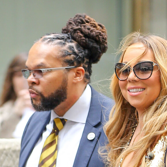 Mariah Carey participe à l'émission 'Access Hollywood' à New York, le 16 mai 2016