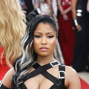 Nicki Minaj à la Soirée Costume Institute Benefit Gala 2016 (Met Ball) sur le thème de "Manus x Machina" au Metropolitan Museum of Art à New York, le 2 mai 2016.