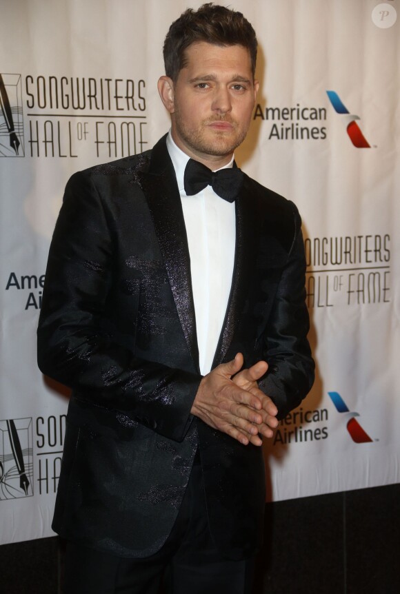 Michael Bublé - 46ème cérémonie annuelle "Songwriters Hall of Fame" à New York, le 18 juin 2015.
