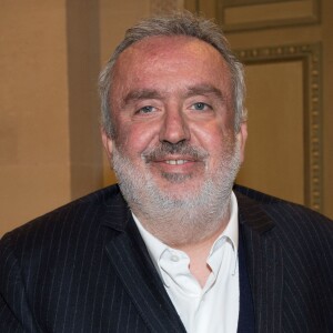 Dominique Farrugia - Remise de la Médaille d'Or de l'Académie des Arts et Techniques du Cinéma à Luc Besson par Alain Terzian, à la Monnaie de Paris, le 19 janvier 2015.