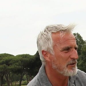 David Ginola et Dany Boon complices lors de la 4e édition de la Mapauto Golf Cup à Mandelieu-la-Napoule, le 12 juin 2015.