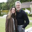 Exclusif - David Ginola et sa femme Coraline à la 15e édition des Balles Blanches au Golf du Prieuré à Sailly, le 2 juin 2015.