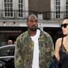 Kim Kardashian et son mari Kanye West arrivent au restaurant "C" dans le quartier de Mayfair à Londres, le 21 mai 2016.