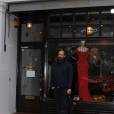 Kim Kardashian et son mari Kanye West vont faire du shopping chez "Vivienne Westwood" à Londres, le 21 mai 2016.