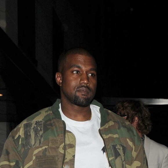 Kim Kardashian et son mari Kanye West arrivent au restaurant "Hakkasan" à Londres, le 21 mai 2016.