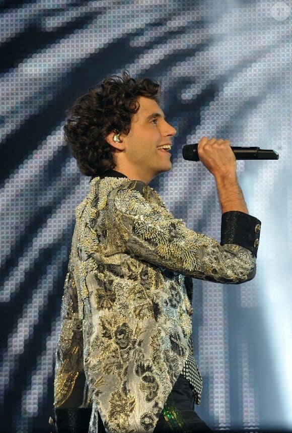 Le chanteur pop Mika au Parc des Princes, le 4 juillet 2008.