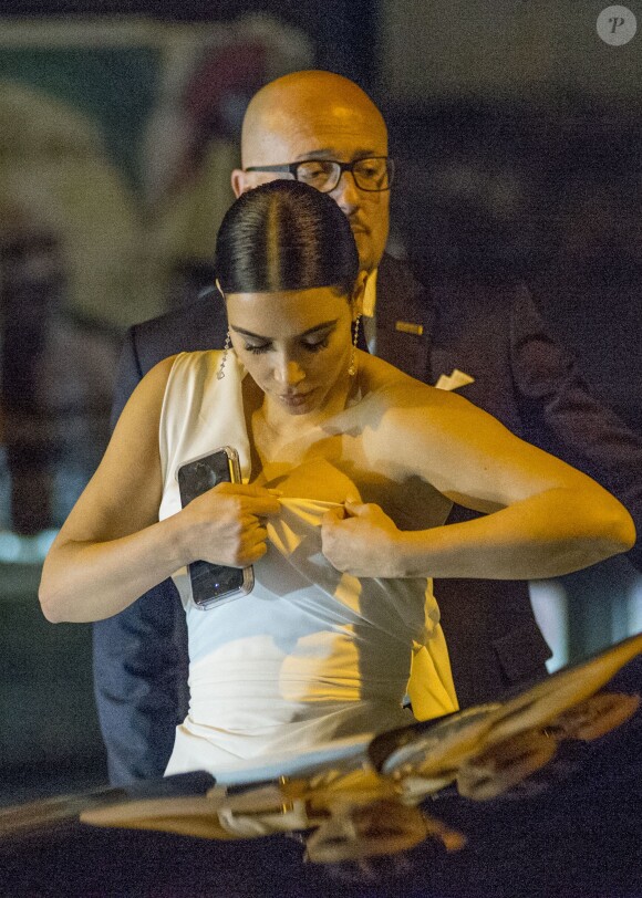 Kanye West et Kim Kardashian sont allés dîner au restaurant après avoir assisté à l'opéra "La Traviata" à Rome. Le 22 mai 2016