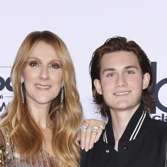 Céline Dion et son fils René Charles Angélil - Press room de la soirée Billboard Music Awards à T-Mobile Arena à Las Vegas, le 22 mai 2016  © Mjt/AdMedia via Bestimage22/05/2016 - Las Vegas