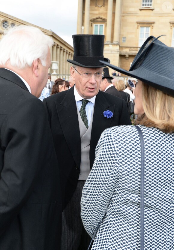 Le duc de Gloucester lors d'une garden party organisée dans les jardins de Buckingham Palace le 24 mai 2016.