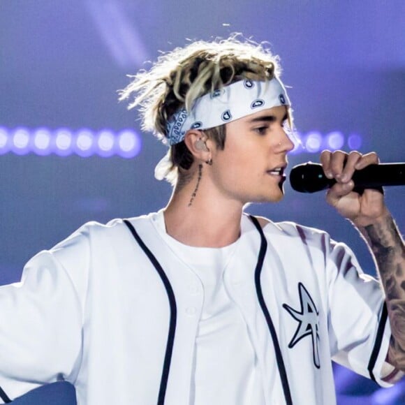 Justin Bieber en concert à Auburn Hills dans le cadre de sa tournée "The Purpose World Tour", le 26 avril 2016. © Marc Nader/Zuma Press/Bestimage