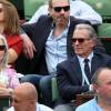William Leymergie et sa femme Maryline dans les tribunes de Roland Garros le 26 mai 2016. © Dominique Jacovides / Bestimage